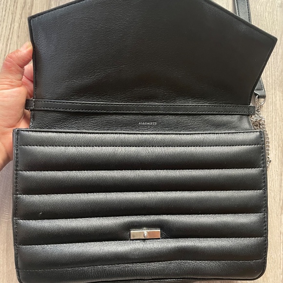 AllSaints Justine Bag Lambskin Leather - Picture 3 of 5